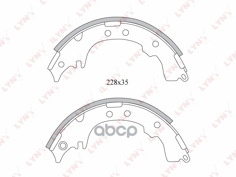 Колодки тормозные задние DAIHATSU Terios(100 / 120) 1.3-1.5 01>  TOYOTA Picnic 2.0-2.2D 96-01 LYNXauto арт. bs-7508