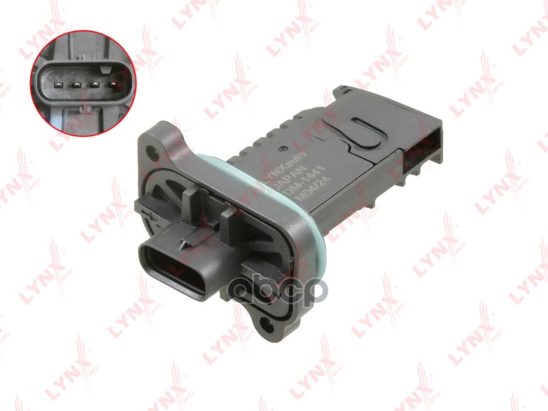 Датчик массового расхода воздуха BMW 1(F20/F21) 1.5-2.0 11> / 3(F30) 1.5-2.0 11> / 5(F10) 2.0 09> / LYNXauto арт. dm-1441