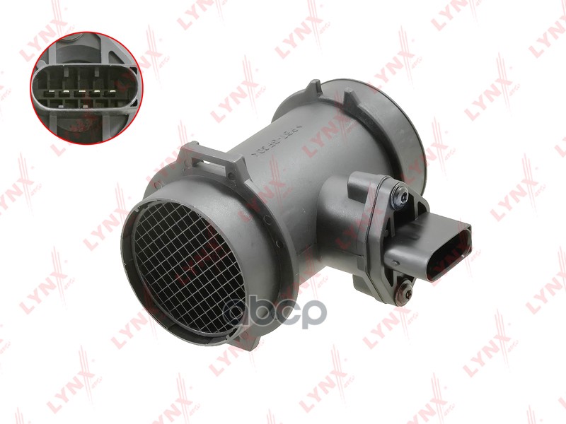 Датчик массового расхода воздуха MERCEDES-BENZ C180-230K(W202) 93-00 / E200-230(W210) 95> / ML230(W1 LYNXauto арт. dm-1452