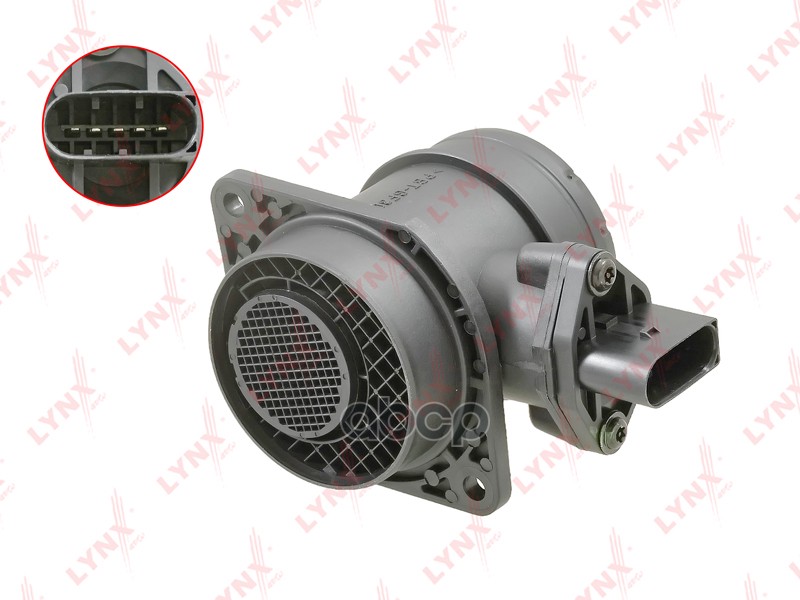 Датчик массового расхода воздуха AUDI A3 1.9D 96-12 / A4 1.9D 00-04  SKODA Fabia I-II 1.4D-1.9D 99-1 LYNXauto арт. dm-1463