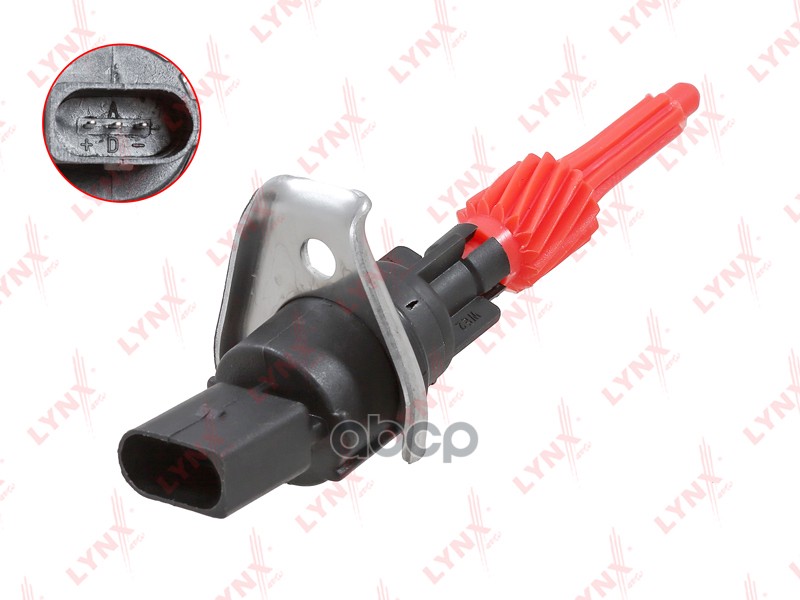 Датчик скорости AUDI A3 1.6-1.8 96-03 / TT 1.8 98-06  SKODA Octavia(1U) 1.4-1.8 98-10  VW Bora 1.4-2 LYNXauto арт. dm-6802