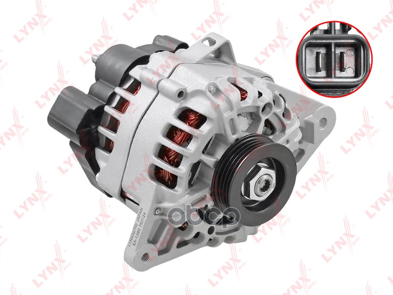 Генератор HYUNDAI Accent I-III 1.3-1.6 94-10 / Elantra II-III 1.6-2.0 95-06  KIA Cerato I 1.6-2.0 04 LYNXauto арт. ea-1280