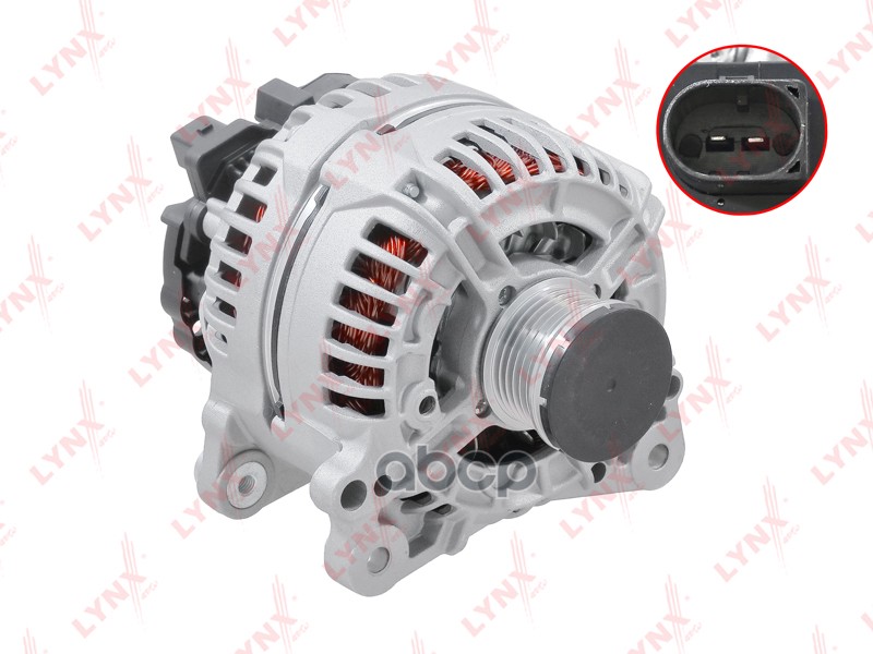 Генератор AUDI A1 1.4 TFSI 10-15 / A3 1.4 TFSI 07-13  SKODA Fabia 1.4 10-14 / Octavia 1Z 1.4 08-13 / LYNXauto арт. ea-1402