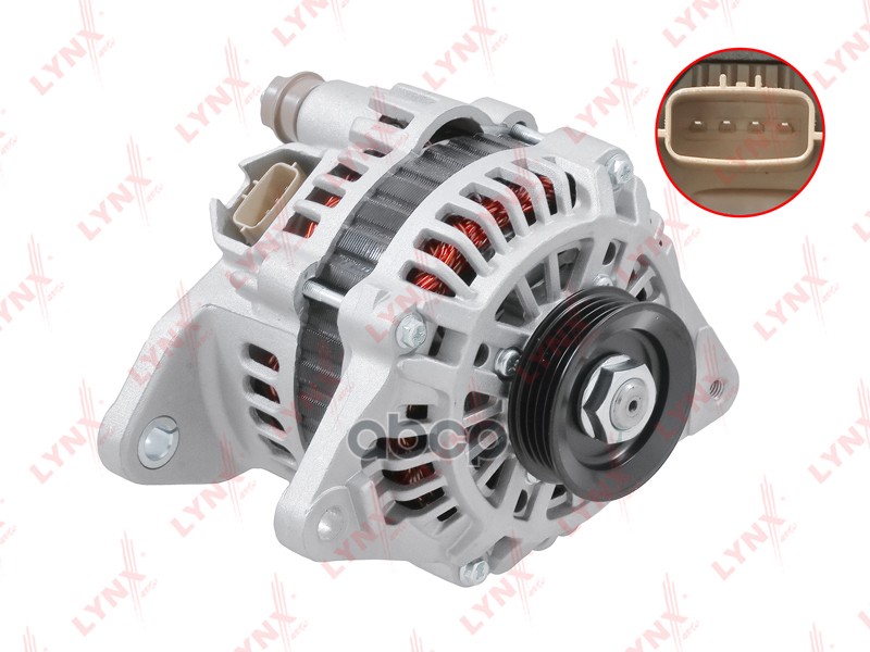 Генератор Chery Tiggo T11 2.4 05-14  MITSUBISHI Carisma 1.8 97-06 / Colt V 1.6 96-03 / Galant EA 2.0 LYNXauto арт. ea-1425