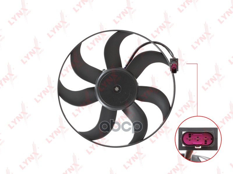 Вентилятор радиатора SKODA Fabia I-III 1.0-1.9D 99> / Rapid 1.2-1.6 12> / Roomster 1.2-19D 06>  VW P LYNXauto арт. rf-1194