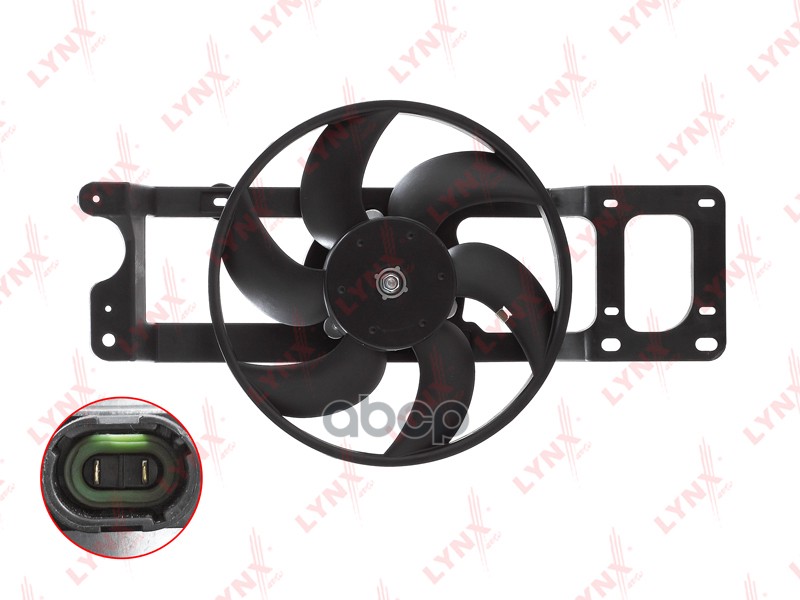 Вентилятор радиатора с кожухом RF-1517 LYNXauto арт. RF-1517