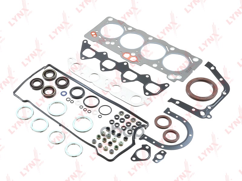 Комплект прокладок двигателя TOYOTA Corolla(E10/E11) 1.5 91-03 / Carina(T19) 1.5 92-01 / Levin(E11) LYNXauto арт. sk-1274
