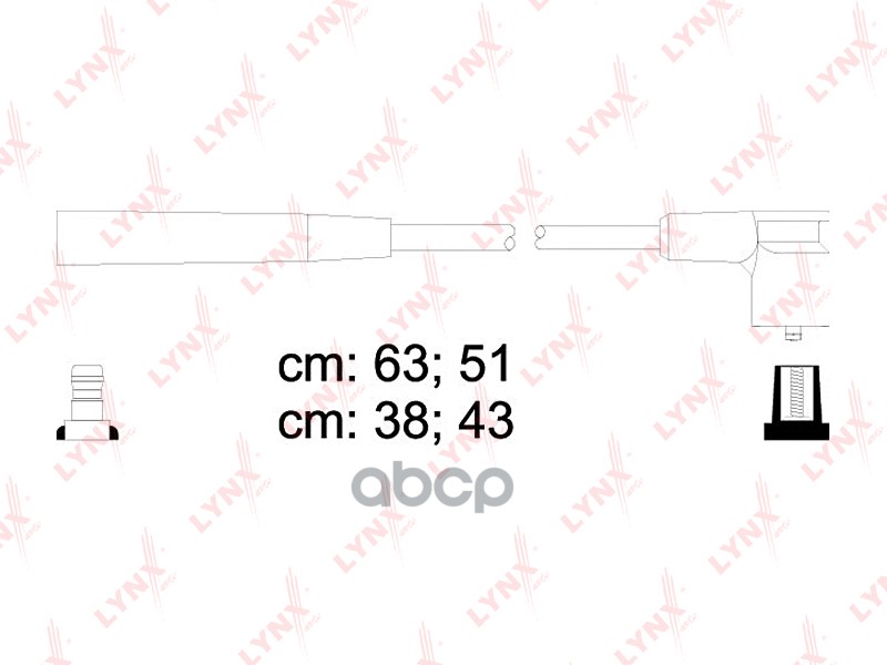 Провода высоковольтные подходит для LADA 2108-10  8V инж / Kalina SPC4610 LYNXauto арт. SPC4610