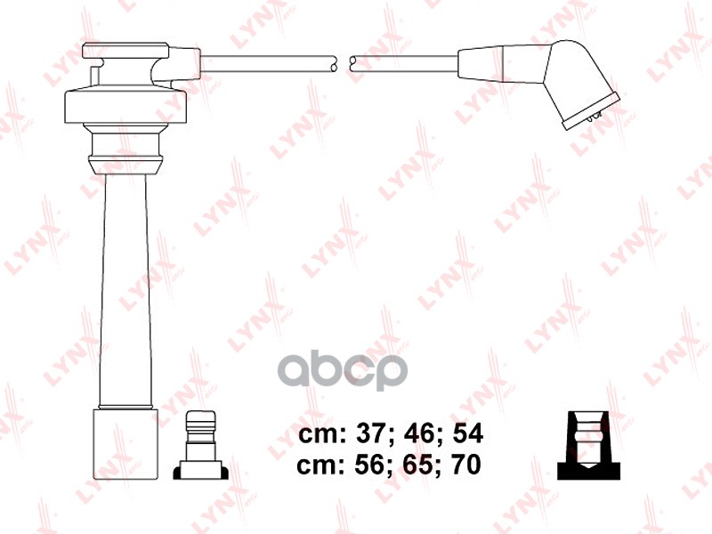 Комплект Высоковольтных Проводов (Класс F) LYNXauto арт. SPC5529