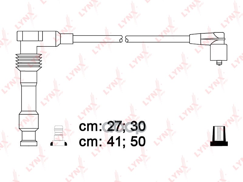 Провода высоковольтные OPEL Vectra A 2.0 94-95 / Astra 1.8-2.0 94-98 / Vectra B 1.8-2.0 95-00 / Zafi LYNXauto арт. spc5916