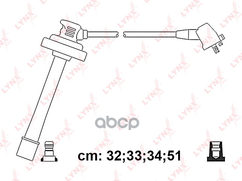 Комплект Высоковольтных Проводов (Класс F) LYNXauto арт. SPC7573
