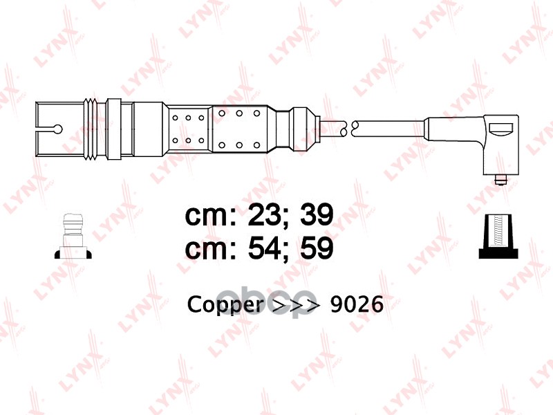 Комплект Высоковольтных Проводов (Класс F) LYNXauto арт. SPC8013