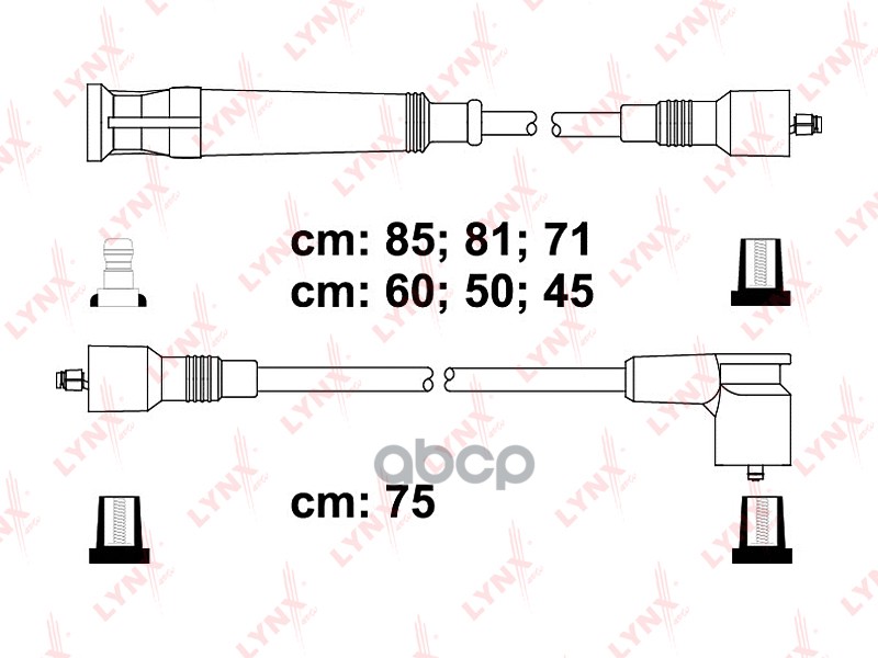 Провода высоковольтные BMW 3(E30)/5(E34) LYNXauto арт. spe1404
