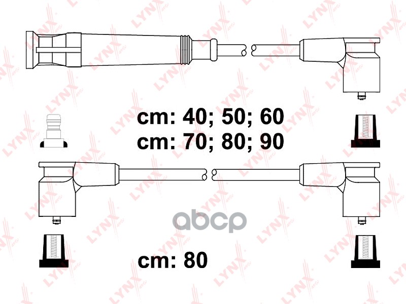 Комплект Высоковольтных Проводов (Класс E) LYNXauto арт. SPE1409