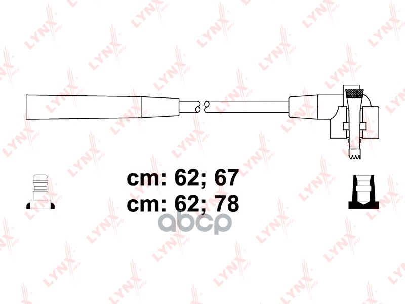 Провода высоковольтные FORD Escort/Fiesta >95 LYNXauto арт. spe5106