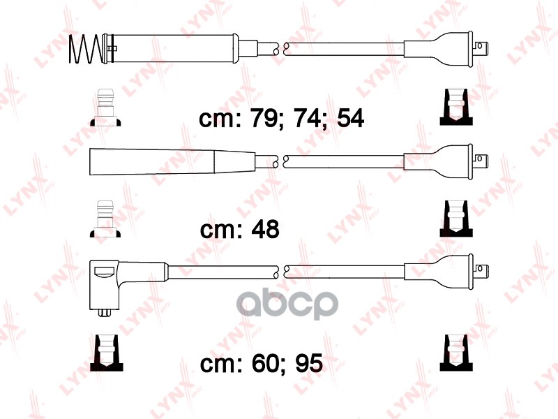 Провода высоковольтные OPEL Vectra A(C20NE) LYNXauto арт. spe5909