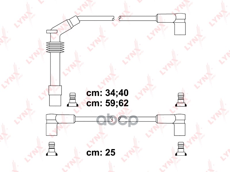 Провода высоковольтные подходит для OPEL Vectra A(C16NZ) SPE5933 LYNXauto арт. SPE5933