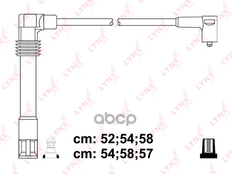 Провода высоковольтные AUDI A4/A6/A8  VW Passat LYNXauto арт. spe8035