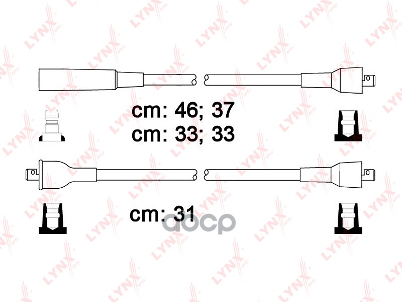 Провода высоковольтные GAZ/UAZ (дв.402) LYNXauto арт. spe8101