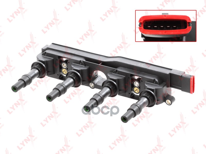 Катушка зажигания OPEL Astra G/H 1.8 98> / Corsa C 1.8 00> / Meriva A 1.8 03> / Vectra B/C 1.8 95> / LYNXauto арт. spl1022