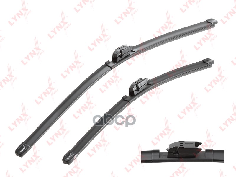 Щетка стеклоочистителя бескаркасная  комплект 600/450мм RENAULT Duster 16> LYNXauto арт. xf6045v