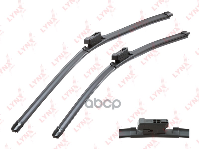 Щетка стеклоочистителя бескаркасная  комплект 630/550мм VOLKSWAGEN Teramont 16> / Tiguan [AD1 BT1 BW LYNXauto арт. xf6355b
