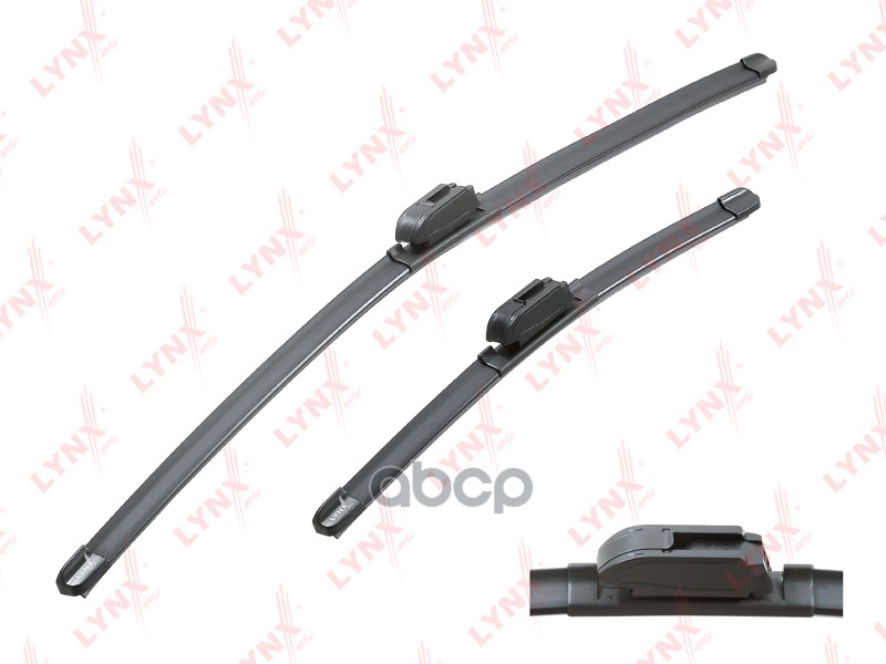 Щетка стеклоочистителя бескаркасная  комплект 650/350мм HONDA Jazz [GE/GG/GP] 08>15  HYUNDAI Elantra LYNXauto арт. xf6535h