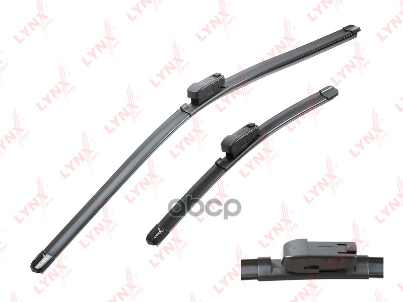 Щетка стеклоочистителя бескаркасная  комплект 650/350мм HYUNDAI ix20 [JC] 10>  NISSAN Tiida [C13R] 1 LYNXauto арт. xf6535p