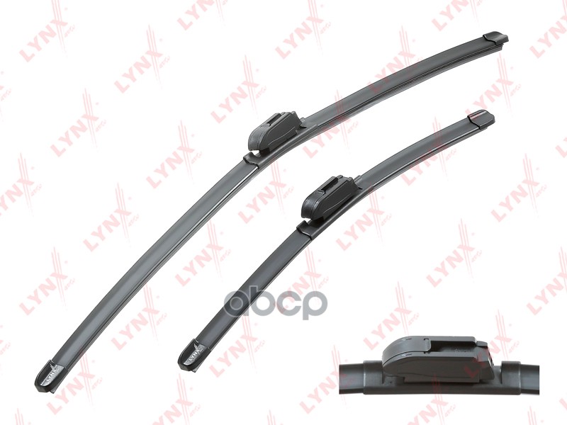 Щетка стеклоочистителя бескаркасная  комплект 650/400мм HONDA Accord 7 [CL CN] 03-08 / Accord Tourer LYNXauto арт. xf6540h