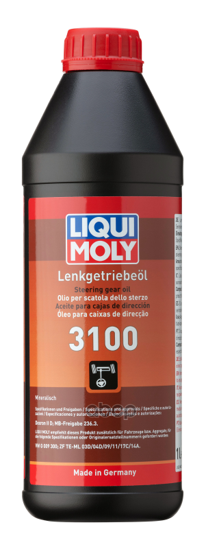 Минеральная Гидравлическая Жидкость Lenkgetriebe-Oii 3100 1Л 1145 LIQUI MOLY арт. 1145