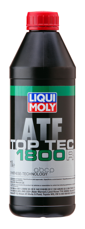 Масло трансмиссионное. Top Tec ATF 1800 R (1 л.) LIQUI MOLY арт. 20625