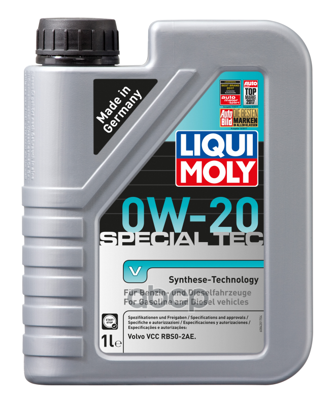 LIQUI MOLY Масло моторное синтетическое НС-Special Tec V 0W-20 C5 1л 20631