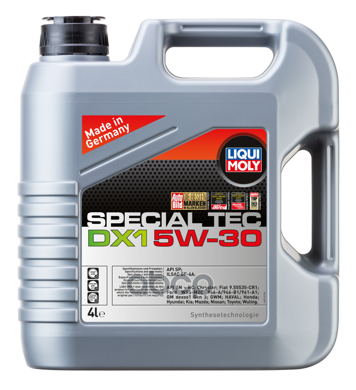 LIQUI MOLY Масло Мотор Special Tec Dx1 5W-30  (4 Л.)