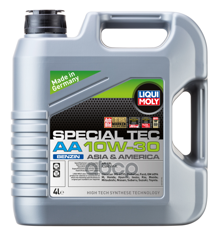 LIQUI MOLY Масло моторное синтетическое НС-Special Tec AA Benzin 10W-30 SN GF-5 4л 21337