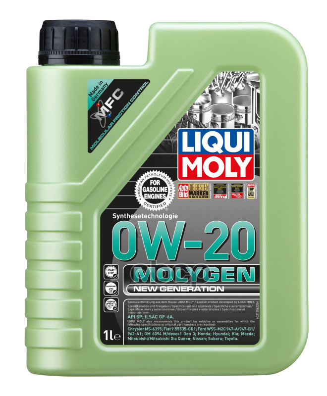 LIQUI MOLY 0W-20 Molygen New Generation, 1Л (Нс-Синт.мотор.масло)