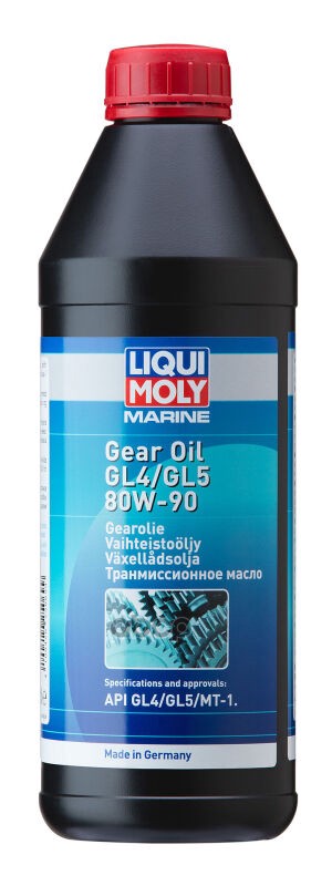 Мин. Тр.масло Д/Водн.техн. Marine Gear Oil 80W-90 Gl-4/Gl-5/Mt-1 (1Л) 25069 LIQUI MOLY арт. 25069