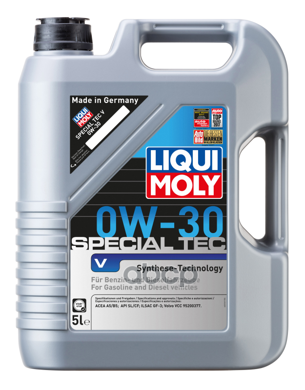 LIQUI MOLY Масло моторное LIQUI MOLY Special Tec V 0W-30 синтетическое 5 л 2853