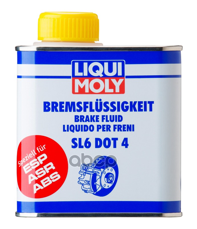 Тормозная жидкость Bremsenflussigkeit SL6 DOT-4 (0 5 л.) LIQUI MOLY арт. 3086