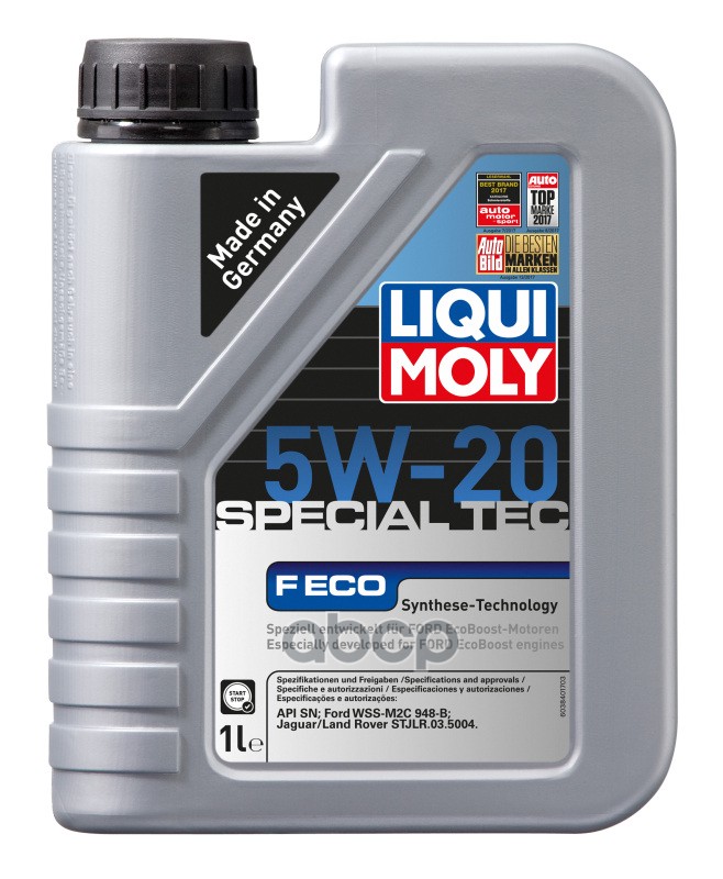 LIQUI MOLY Масло моторное Special Tес F ECO 5W-20 (1 л.)