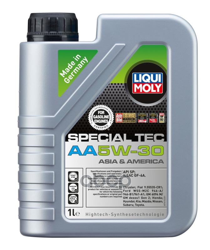 LIQUI MOLY Масло моторное синтетическое НС-Special Tec AA 5W-30 SP GF-6A 1л (7515) 7615