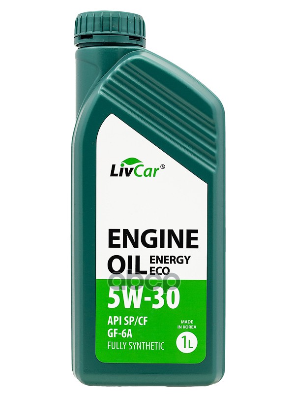 LivCar Масло моторное LIVCAR ENGINE OIL ENERGY ECO 5W-30 API SP/CF/GF-6A (1л) LC1550530-001