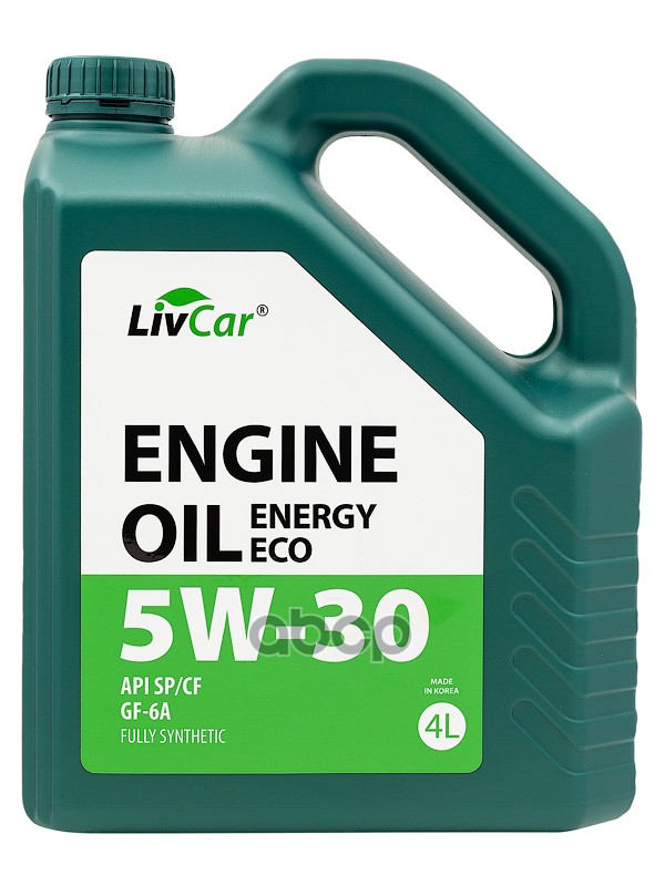 LivCar Масло моторное LivCar Engine Oil ENERGY ECO 5W-30 API SP/CF/GF-6A (4л)