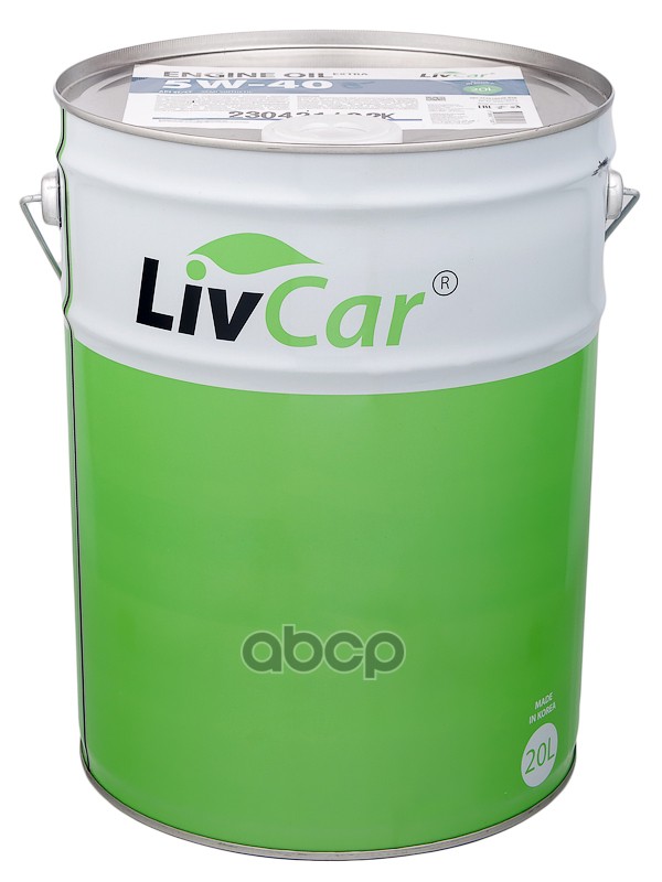 LivCar Масло Моторное  5W-40  Livcar Engine Oil Extra 5W-40 Api Sl/Cf (20Л)