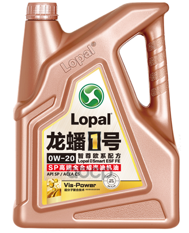Lopal Масло моторное синтетическое Smart ESF FE SP 0W20 SP, C5 4л