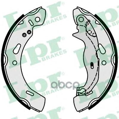 Колодки тормозные барабанные Lpr арт. 01004