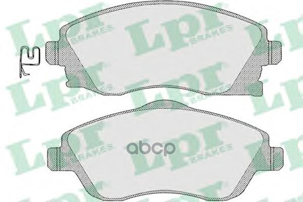 Колодки тормозные дисковые Lpr арт. 05P1004