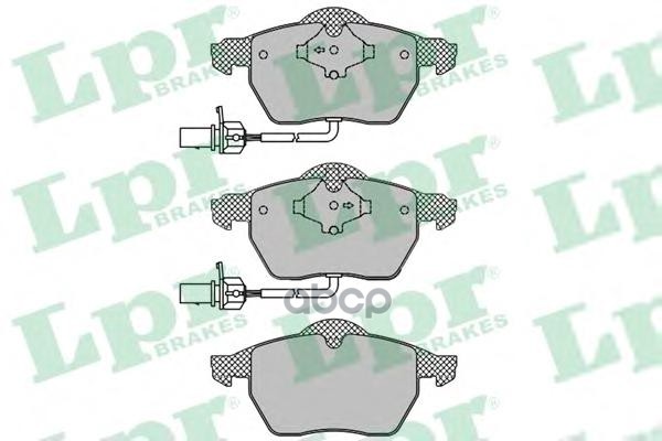 Комплект тормозных колодок 05P1119 Lpr арт. 05P1119
