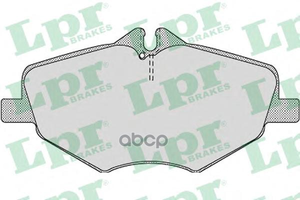 Колодки тормозные дисковые Lpr арт. 05P1124