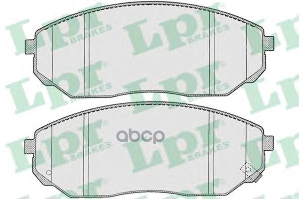 Комплект тормозных колодок 05P1207 Lpr арт. 05P1207