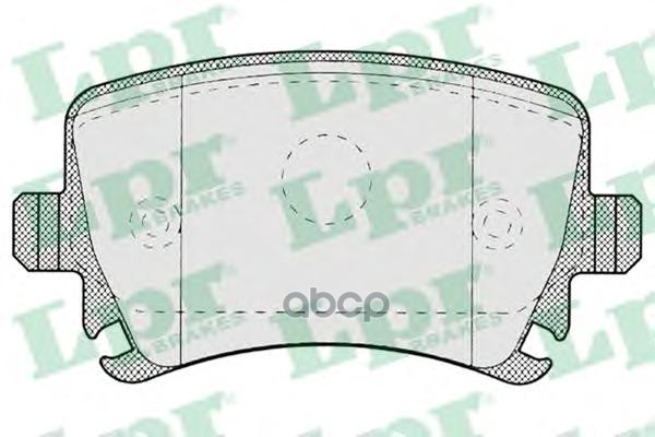 Комплект тормозных колодок 05P1219 Lpr арт. 05P1219